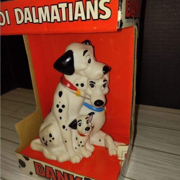 The Walt Disney Company 101 Dalmatians Vinyl Kids Vintage Collectible Bank New - Picture 4 of 10
